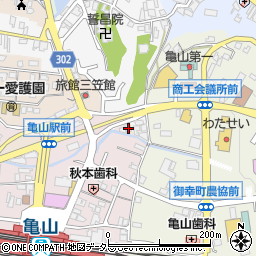三重県亀山市御幸町271周辺の地図