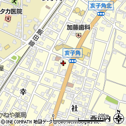 ファミリーマート三河一宮店周辺の地図