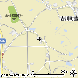 兵庫県三木市吉川町豊岡1015周辺の地図