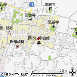 亀山市役所　関の山車会館周辺の地図