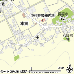 島根県浜田市内村町664周辺の地図