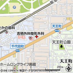 ドコモショップ　高槻店周辺の地図