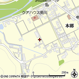 島根県浜田市内村町本郷560周辺の地図