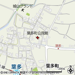 葉多町公民館周辺の地図