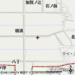 京都府八幡市岩田橋溝周辺の地図