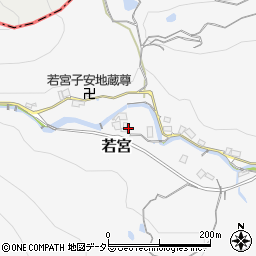 兵庫県川西市若宮垣内周辺の地図