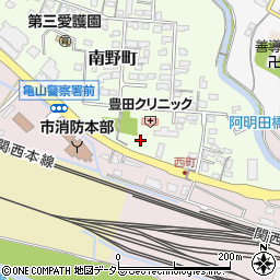 三重県亀山市南野町4周辺の地図