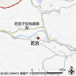 兵庫県川西市若宮（垣内）周辺の地図