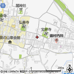 三重県亀山市関町木崎1558周辺の地図