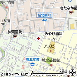 兵庫県姫路市城北本町18周辺の地図