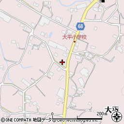 静岡県浜松市浜名区大平651周辺の地図