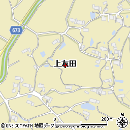 三重県伊賀市上友田周辺の地図