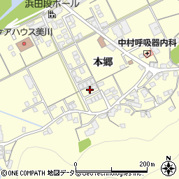 島根県浜田市内村町597-10周辺の地図