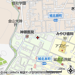 兵庫県姫路市城北本町17-10周辺の地図