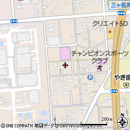 静岡県焼津市三ケ名120周辺の地図