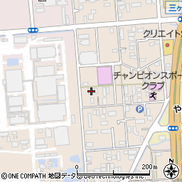 静岡県焼津市三ケ名125周辺の地図