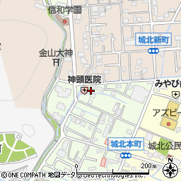 兵庫県姫路市城北本町16周辺の地図