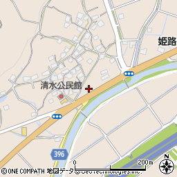兵庫県姫路市飾東町山崎1216周辺の地図