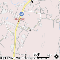 静岡県浜松市浜名区大平1056周辺の地図