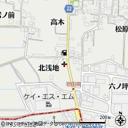 京都府八幡市岩田北浅地7周辺の地図