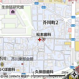 有限会社寿司八百鶴　本店周辺の地図
