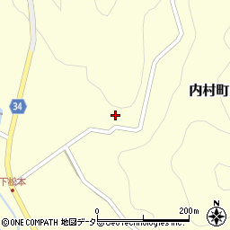 島根県浜田市内村町1021周辺の地図