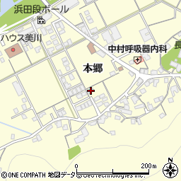 島根県浜田市内村町本郷609-1周辺の地図