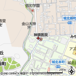 兵庫県姫路市城北本町16-11周辺の地図