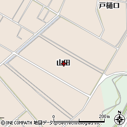 愛知県常滑市苅屋山田周辺の地図