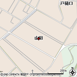 愛知県常滑市苅屋（山田）周辺の地図