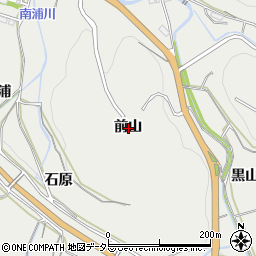 愛知県額田郡幸田町須美前山周辺の地図