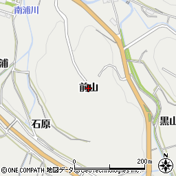 愛知県幸田町（額田郡）須美（前山）周辺の地図