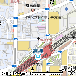 伊勢屋芥川店周辺の地図