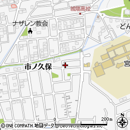 京都府城陽市寺田市ノ久保74周辺の地図