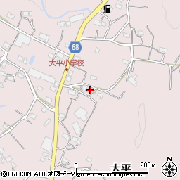 静岡県浜松市浜名区大平679周辺の地図