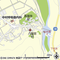 島根県浜田市内村町本郷813周辺の地図