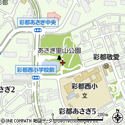 大阪府茨木市彩都あさぎ周辺の地図