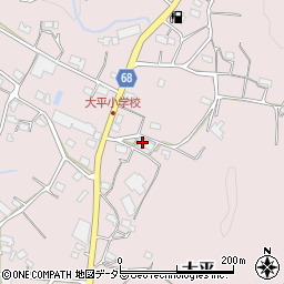 静岡県浜松市浜名区大平682周辺の地図