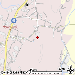 静岡県浜松市浜名区大平1053周辺の地図
