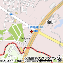 トヨタカローラ京都八幡店周辺の地図
