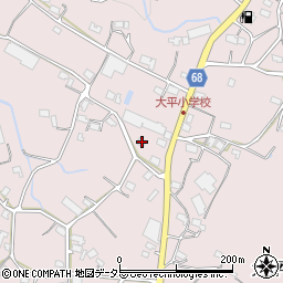 静岡県浜松市浜名区大平655-2周辺の地図