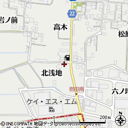 京都府八幡市岩田北浅地7-7周辺の地図