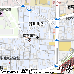 キャンドゥ高槻芥川店周辺の地図
