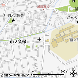 京都府城陽市寺田市ノ久保71-17周辺の地図