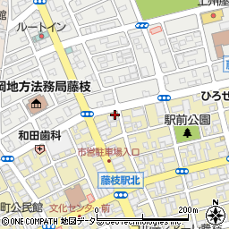 ザ・パーク藤枝駅前２丁目第一駐車場周辺の地図