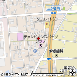 静岡県焼津市三ケ名190-11周辺の地図