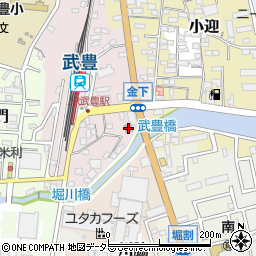 武豊郵便局 ＡＴＭ周辺の地図