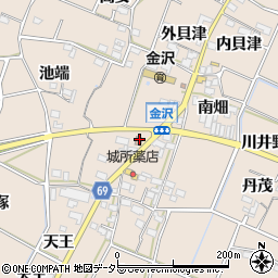 三河金沢郵便局 ＡＴＭ周辺の地図