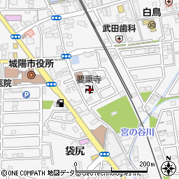 要乗寺周辺の地図