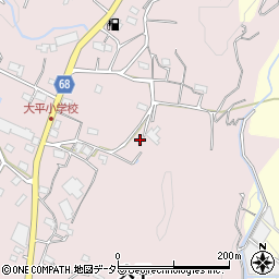 静岡県浜松市浜名区大平1052周辺の地図